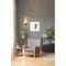 Z-Lite Mila 1 Light Wall Sconce, Matte Black & White 808-1S-MB - alternate 6